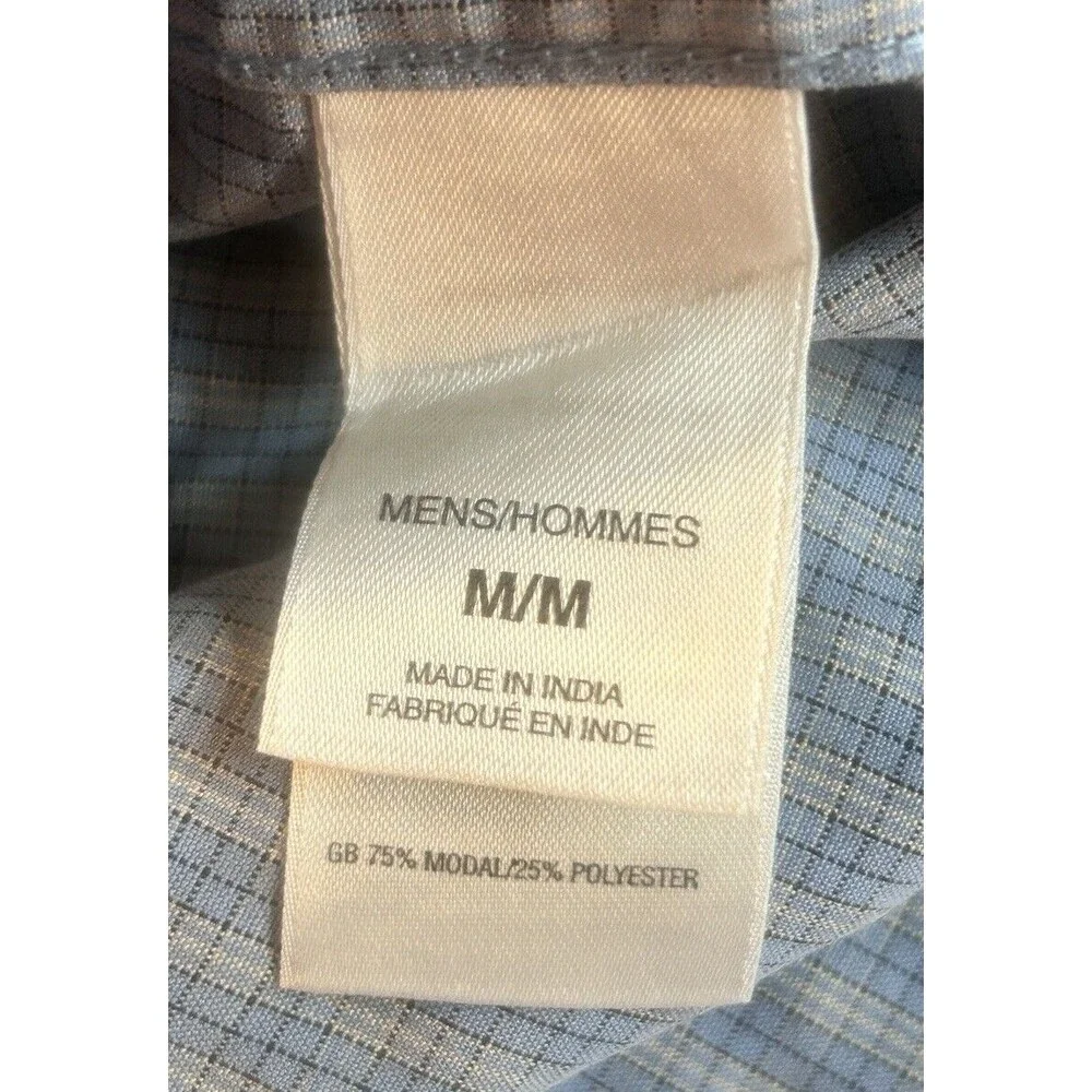 The North Face Men’s Button Up Short. Medium. Long Sleeve. Plaid